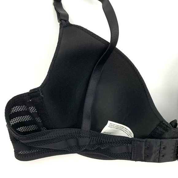 Maidenform Self Expressions T-Shirt Bra Womens Size 36B Black Stripe Underwire - Picture 7 of 10